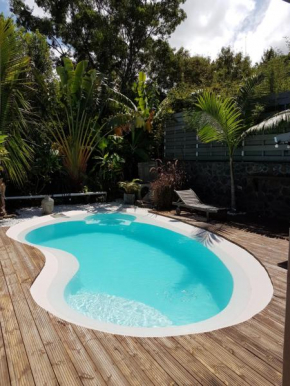 Belle maison dans l'ouest de la Réunion avec terrasse et piscine